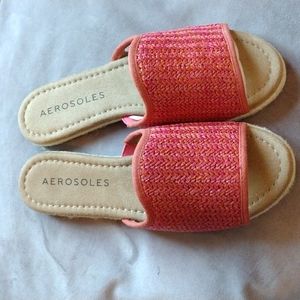 Aerosoles Red Woven Denville Sandals